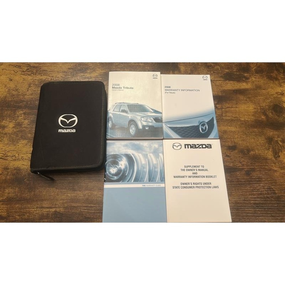 08 2008 Mazda Tribute Owners Manual w/ Case